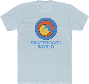 45rpm Skateboard World T-Shirt - Light Blue