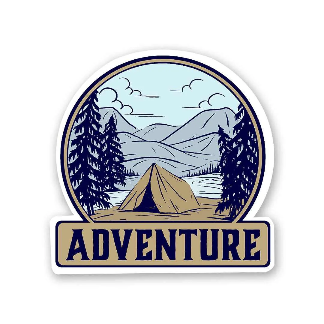 Adventure - Camping Sticker