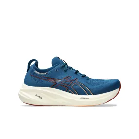 ASICS Mens Gel-Nimbus 26 Running Shoes in Rich Navy and Faded Orange