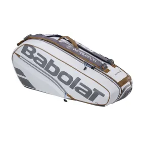 Optimized Product Title: Babolat 751230 Pure Wimbledon 6-Racquet Holder RH