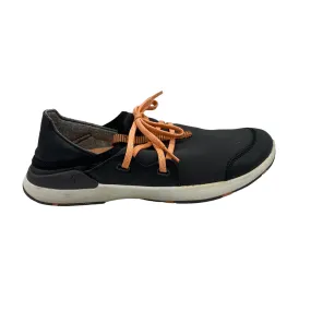 BLACK & ORANGE OLUKAI SHOES ATHLETIC, Size 7.5