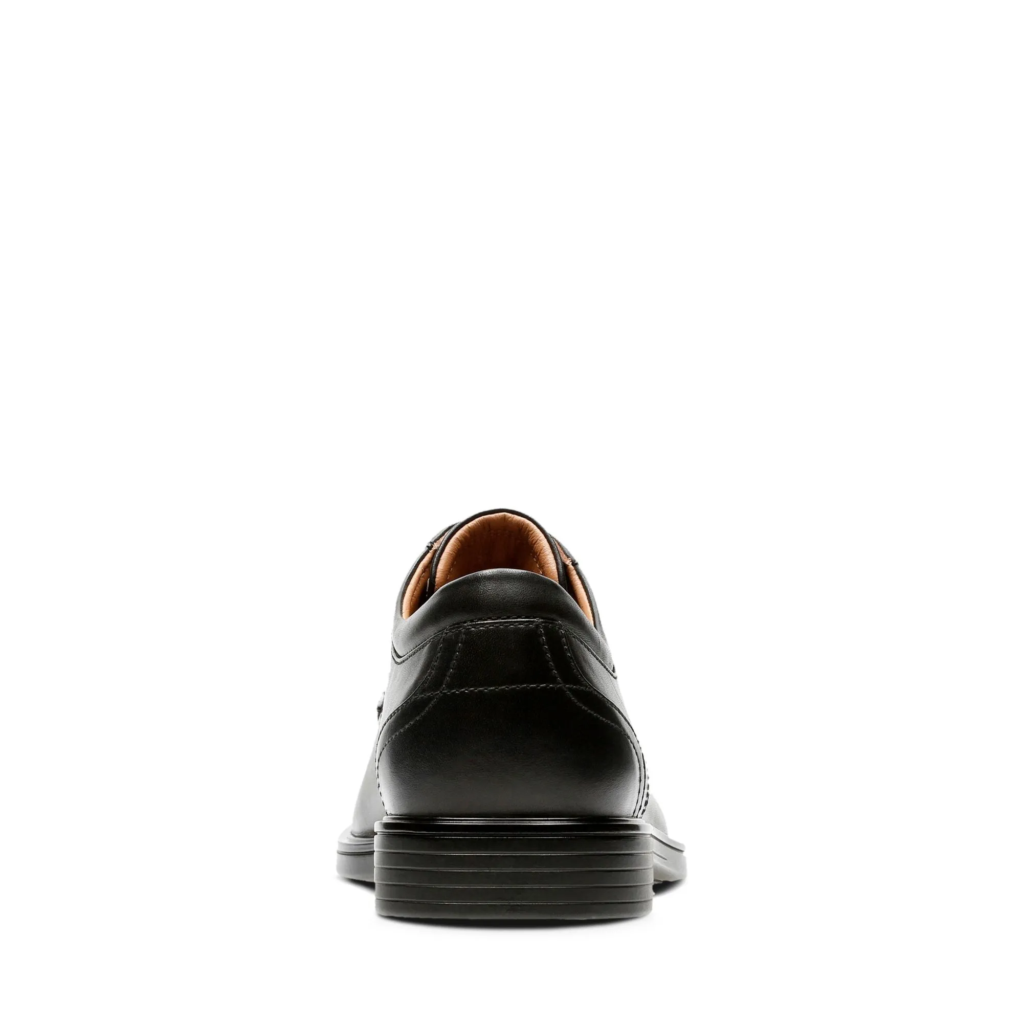 Clarks Un Aldric Park Black Leather - Standard Width