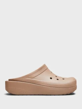 Classic Blunt Toe Shoes in Latte