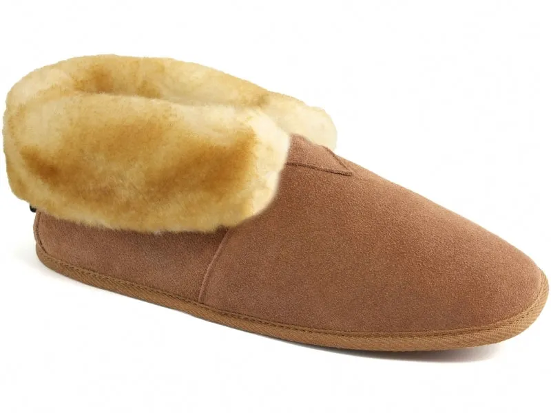 Cloud Nine Sheepskin Soft Sole Booties - Men's Slippers