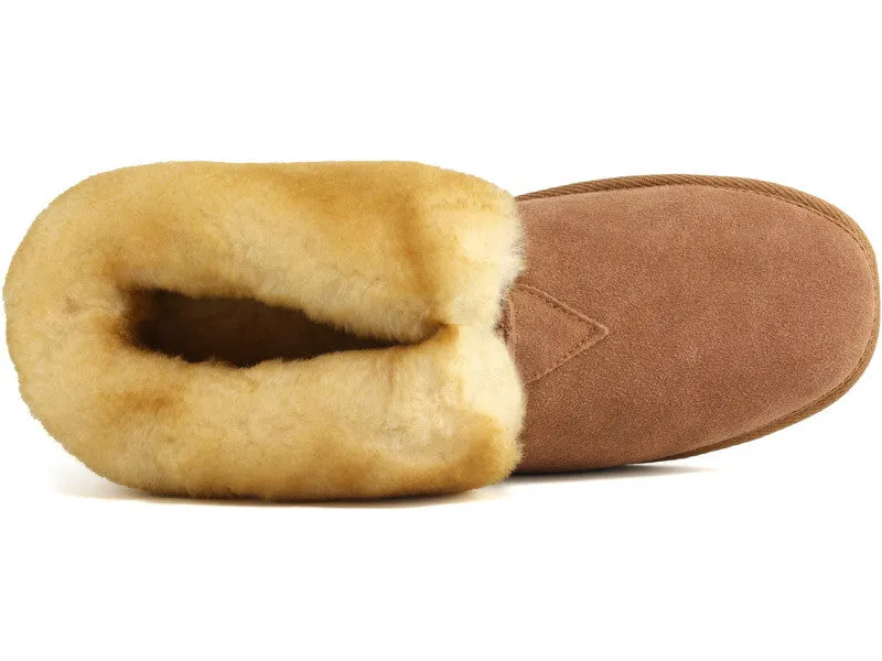 Cloud Nine Sheepskin Soft Sole Booties - Men's Slippers