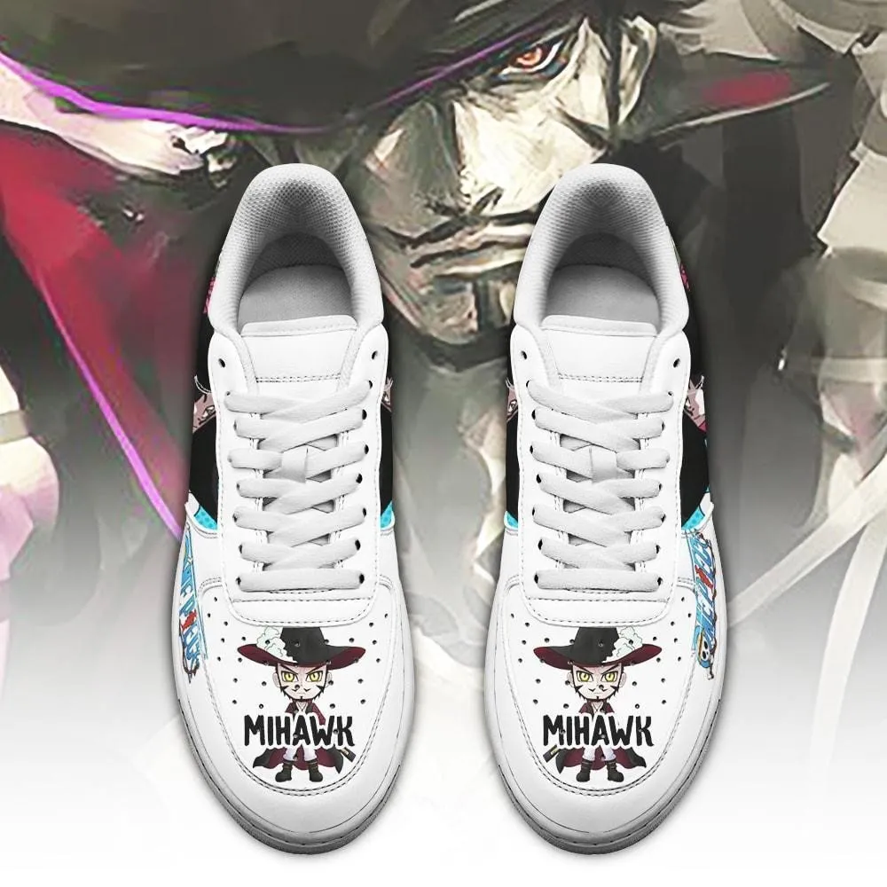 Dracule Mihawk Air Sneakers Custom Anime OP Shoes