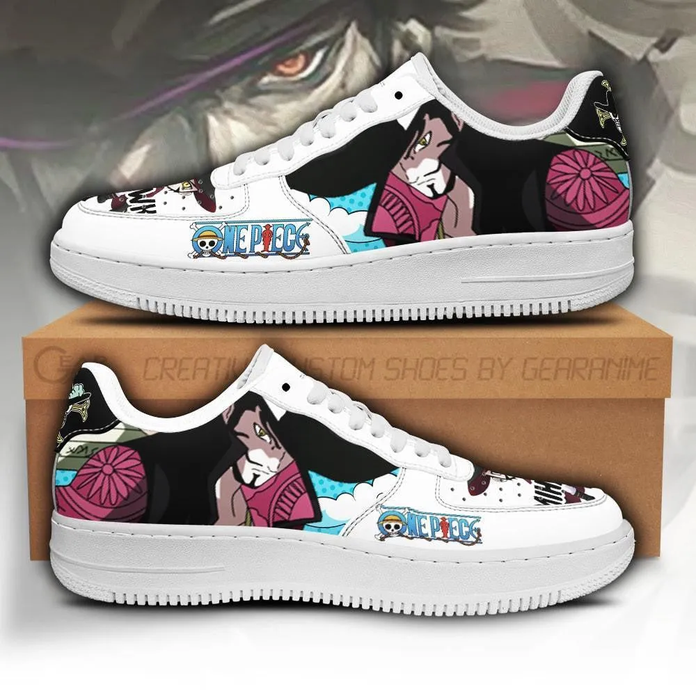 Dracule Mihawk Air Sneakers Custom Anime OP Shoes