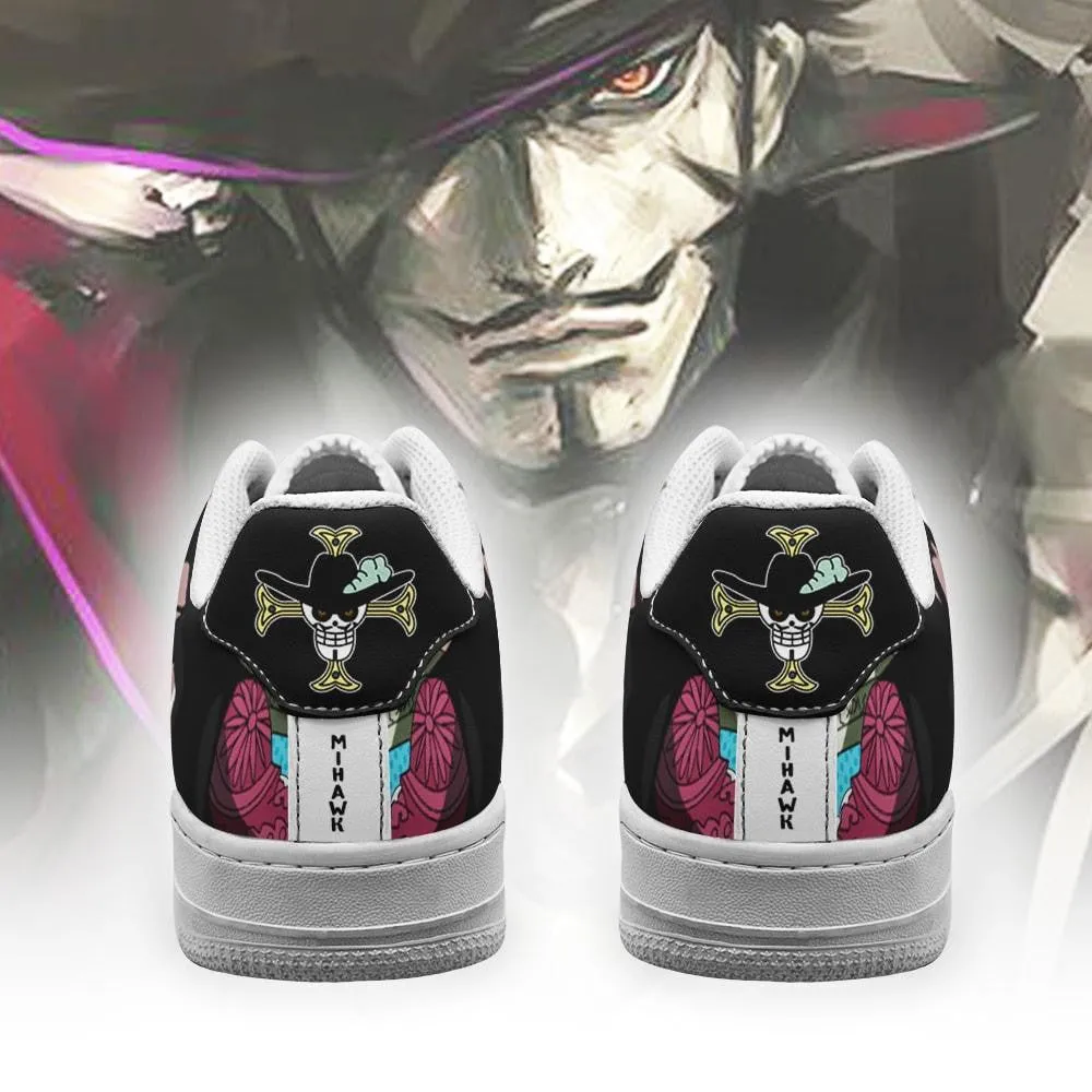 Dracule Mihawk Air Sneakers Custom Anime OP Shoes