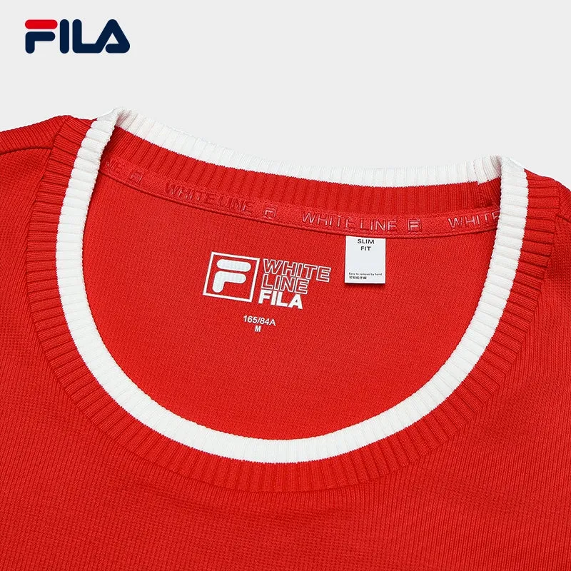 FILA CORE LIFESTYLE ORIGINALE FRENCH TENNIS CLUB Women Short Sleeve T-shirt (Red)