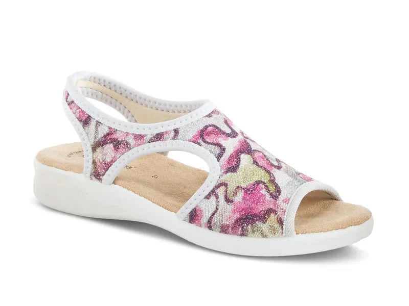 Flexus by Spring Step Nyaman-Swirl - Womens Slip On Sandal