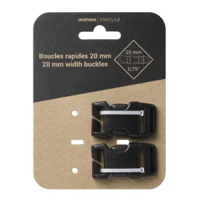 Forclaz 20 mm Backpack Quick Buckles 2-Pack