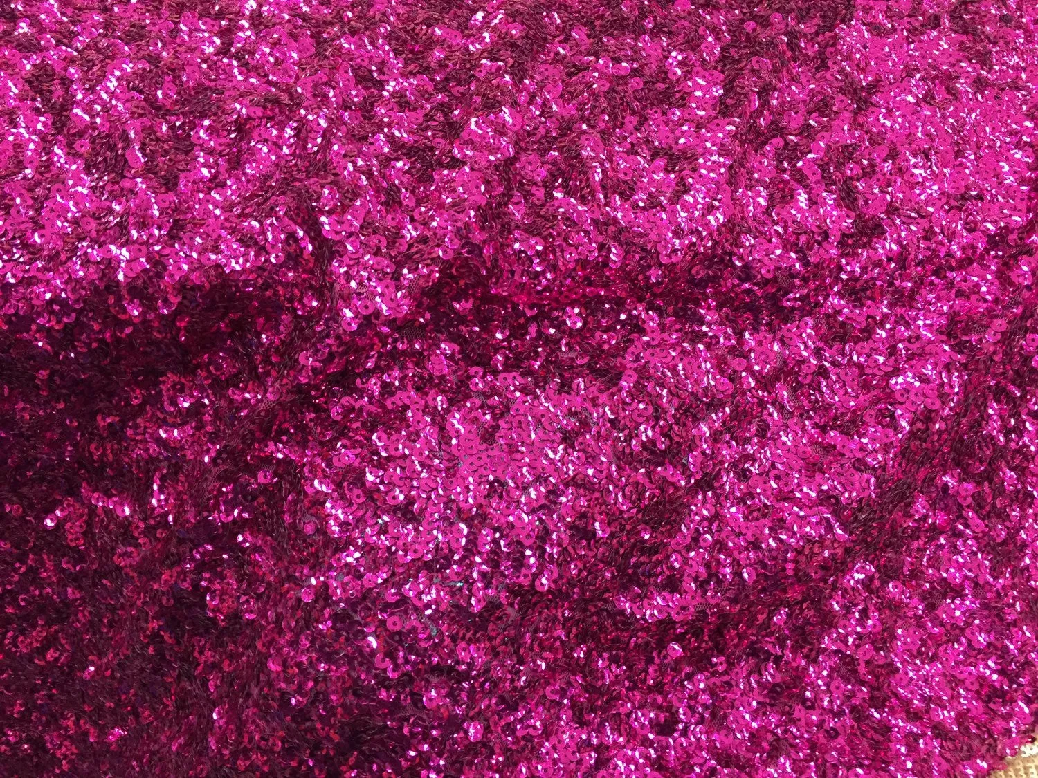 Fuchsia mermaid fish scales sequins- seaweed sequins design- sold by the yard.58" wide.