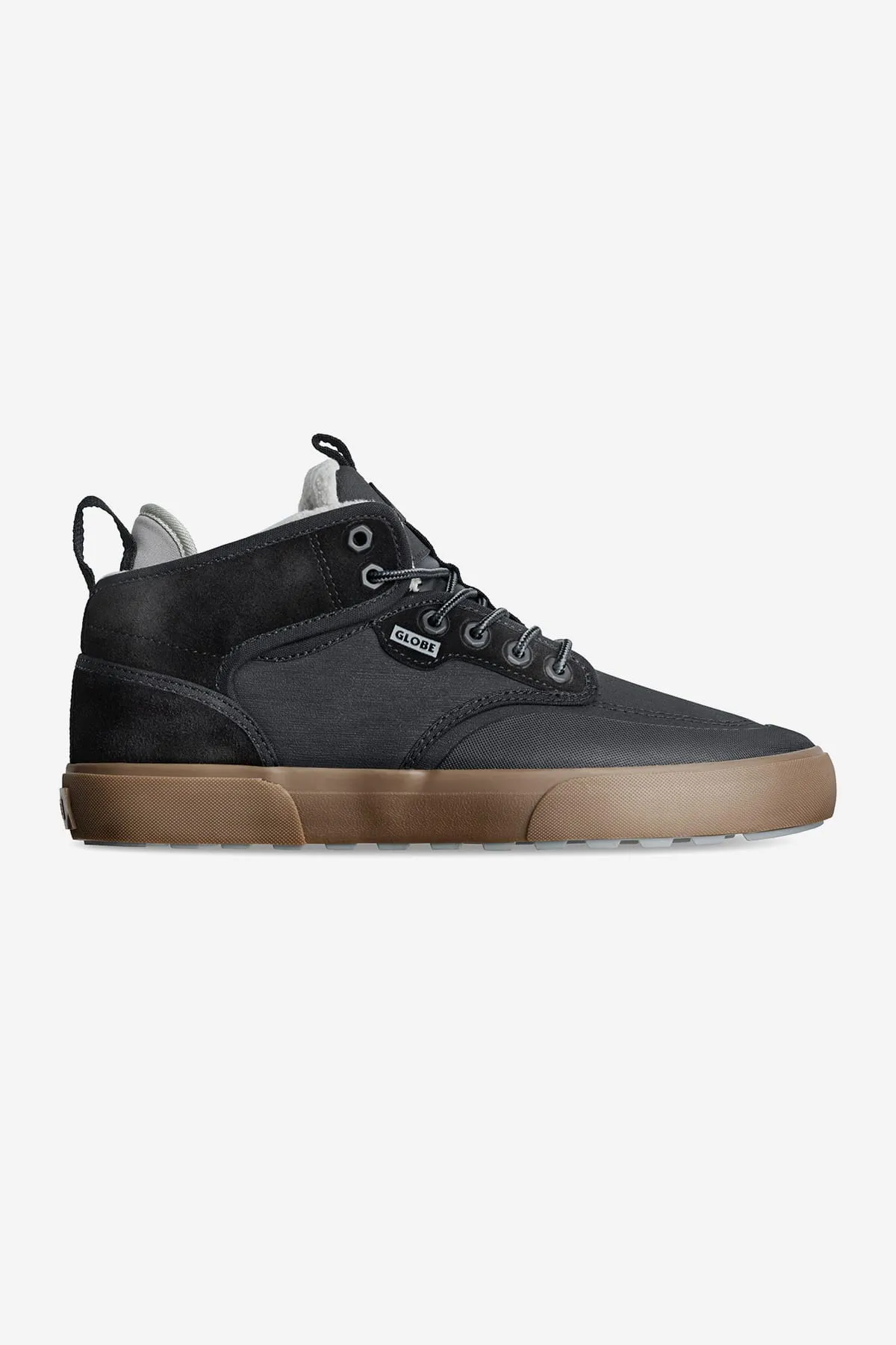 Motley Mid - Black/Charcoal/Summit - Skate Shoes