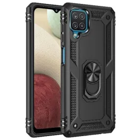 SaharaCase - Military Kickstand Case - for Samsung Galaxy A12 (2021) - Black