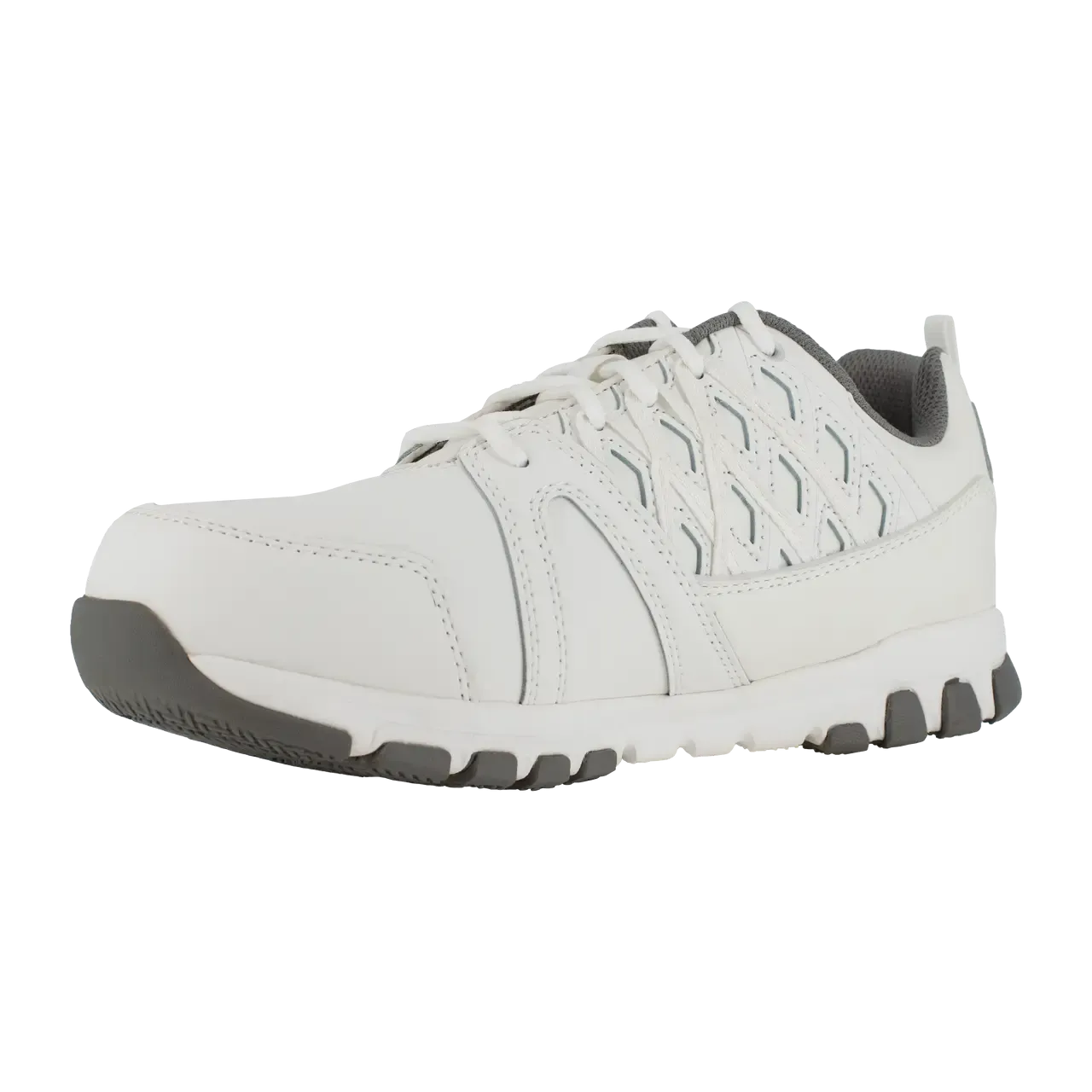 Sublite Steel-Toe Athletic Work Shoe White