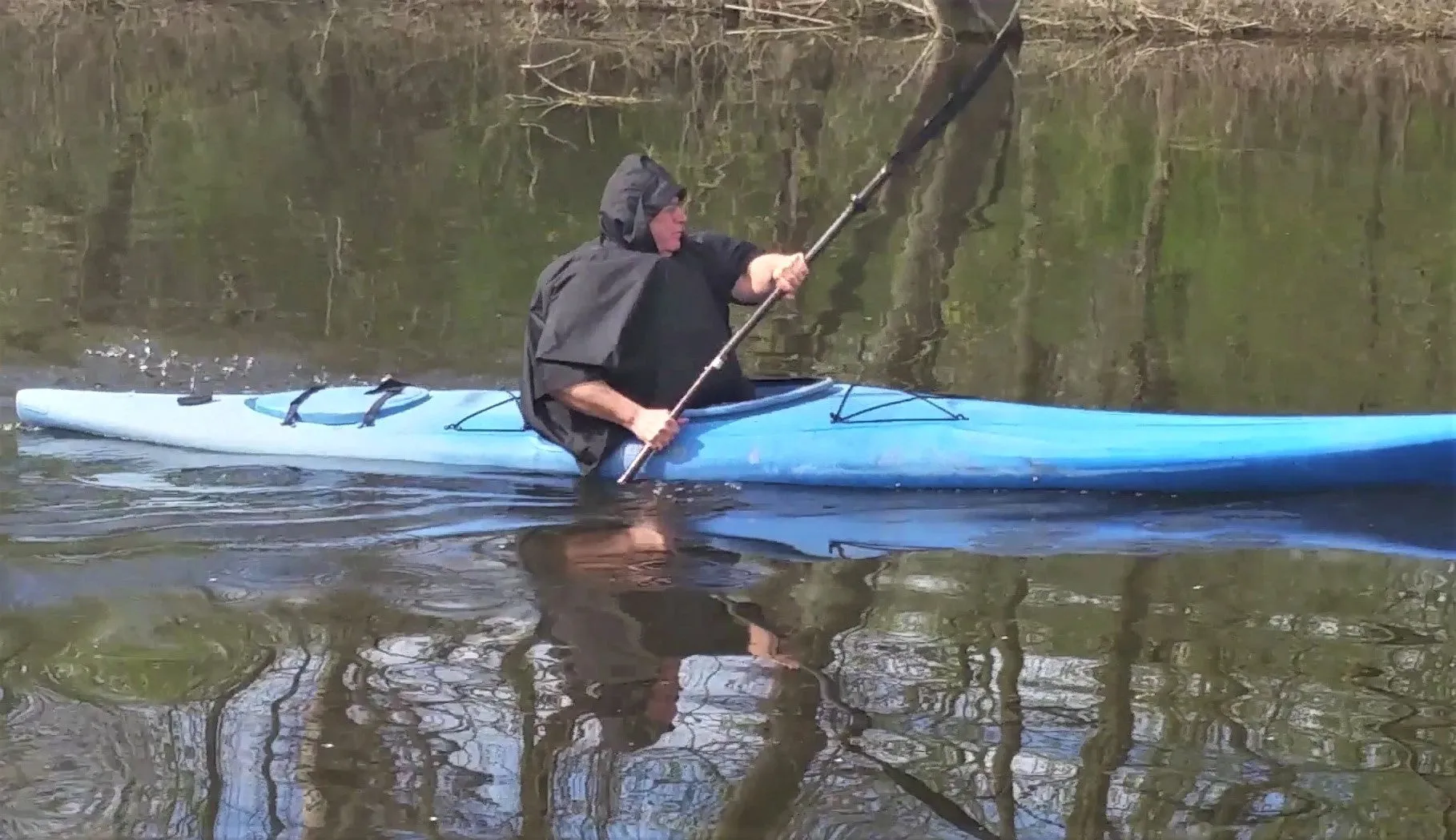 The Brella 1010 - BLACK, Waterproof, Packable, One Size Fits Most